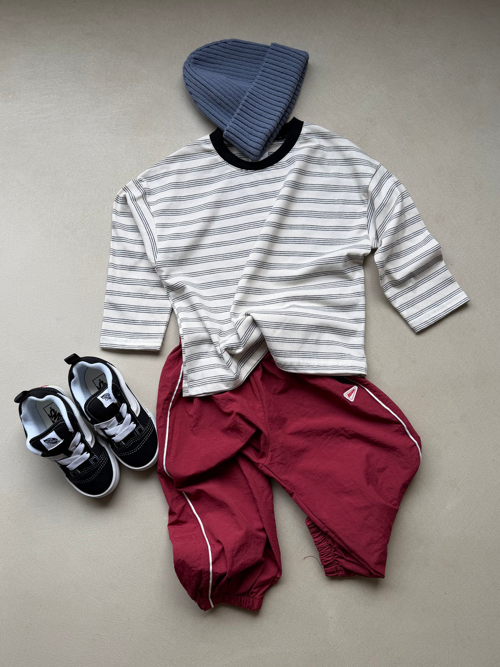 White stripe tee