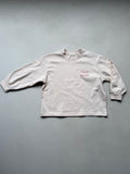 Lettering tee beige