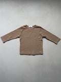 Dark beige long tee