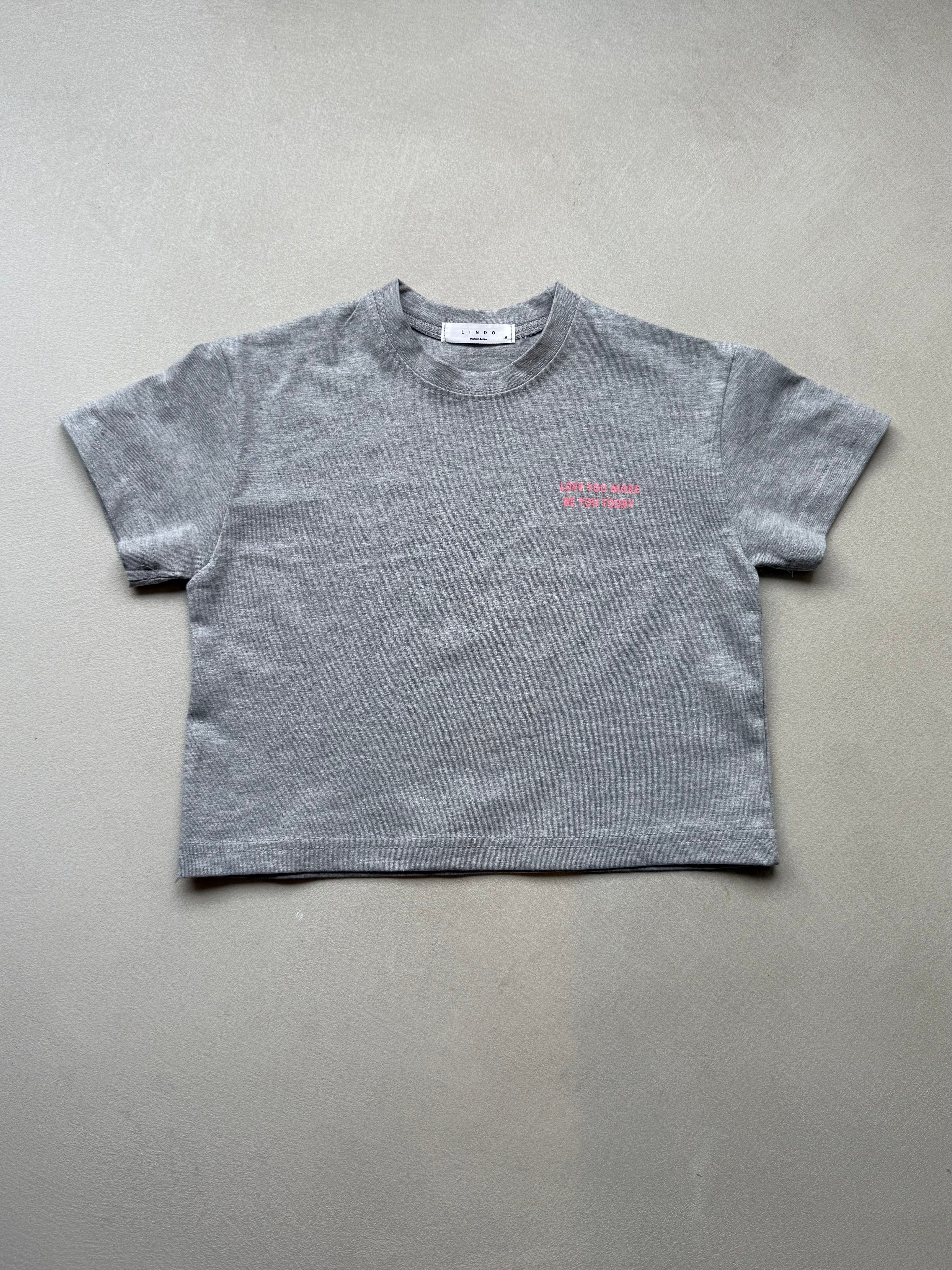 Today short tee grey
