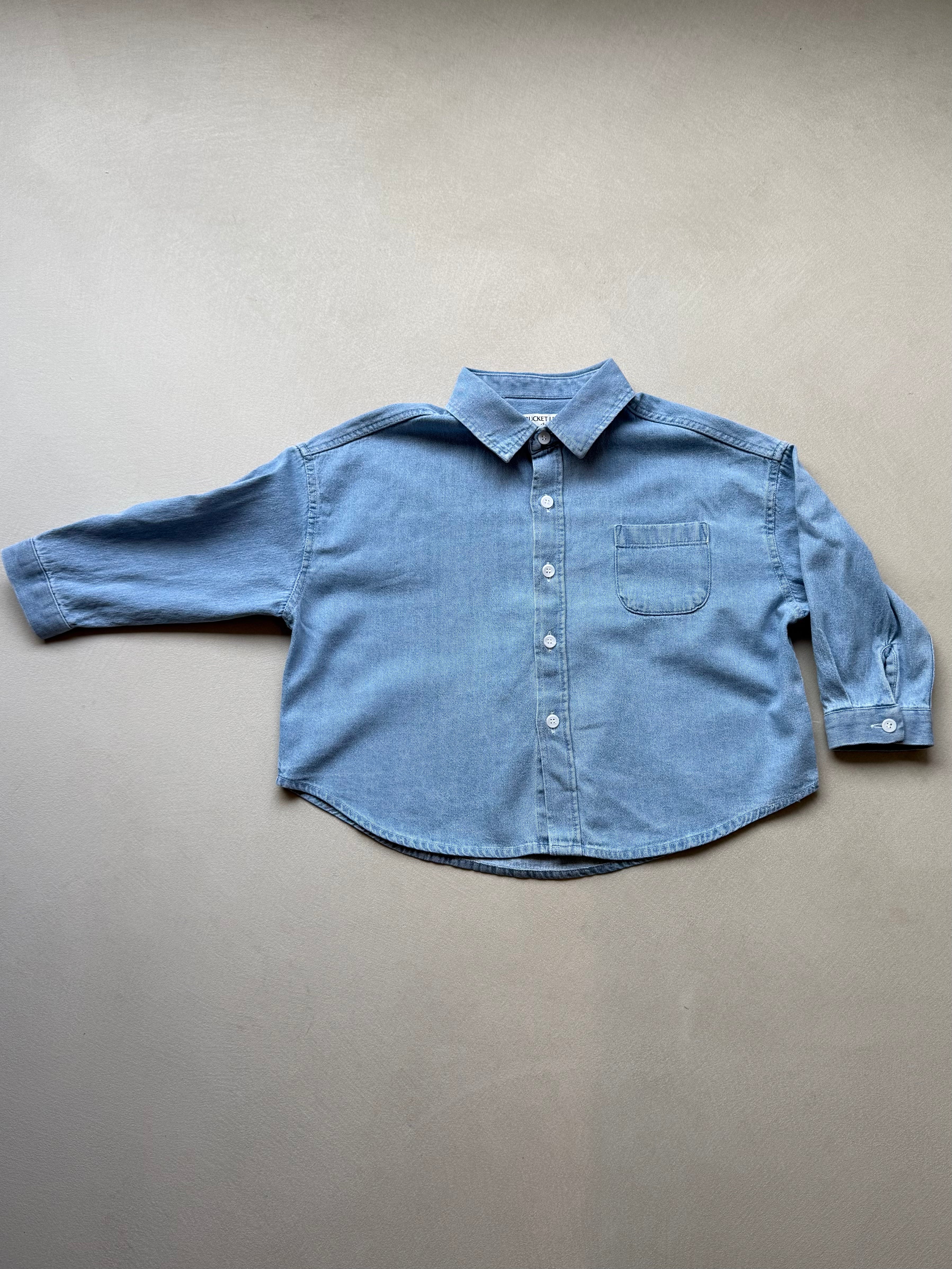 Denim shirt blue