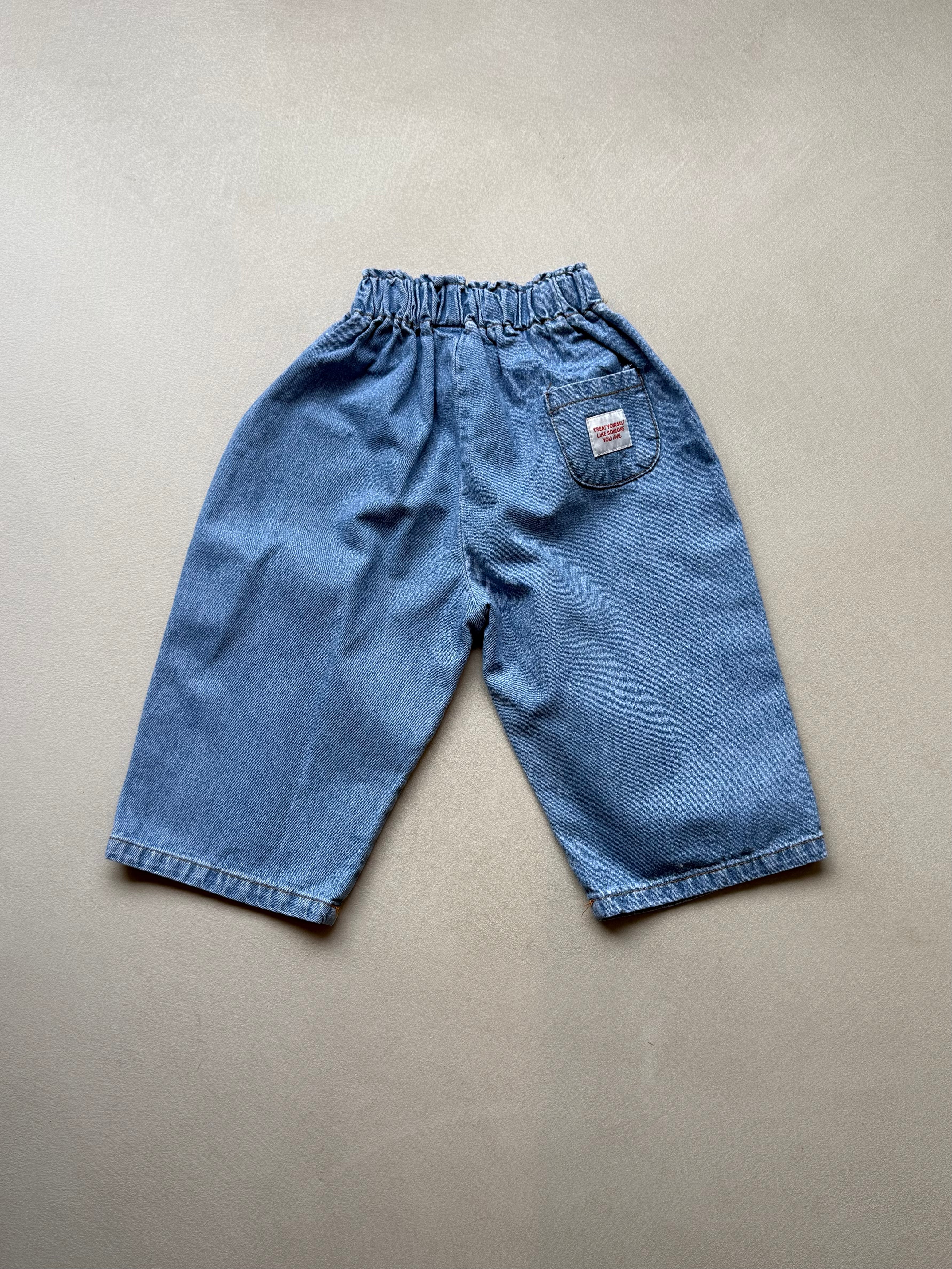 Wide jeanse blue