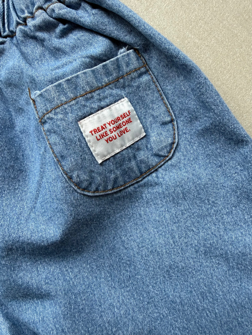 Wide jeanse blue