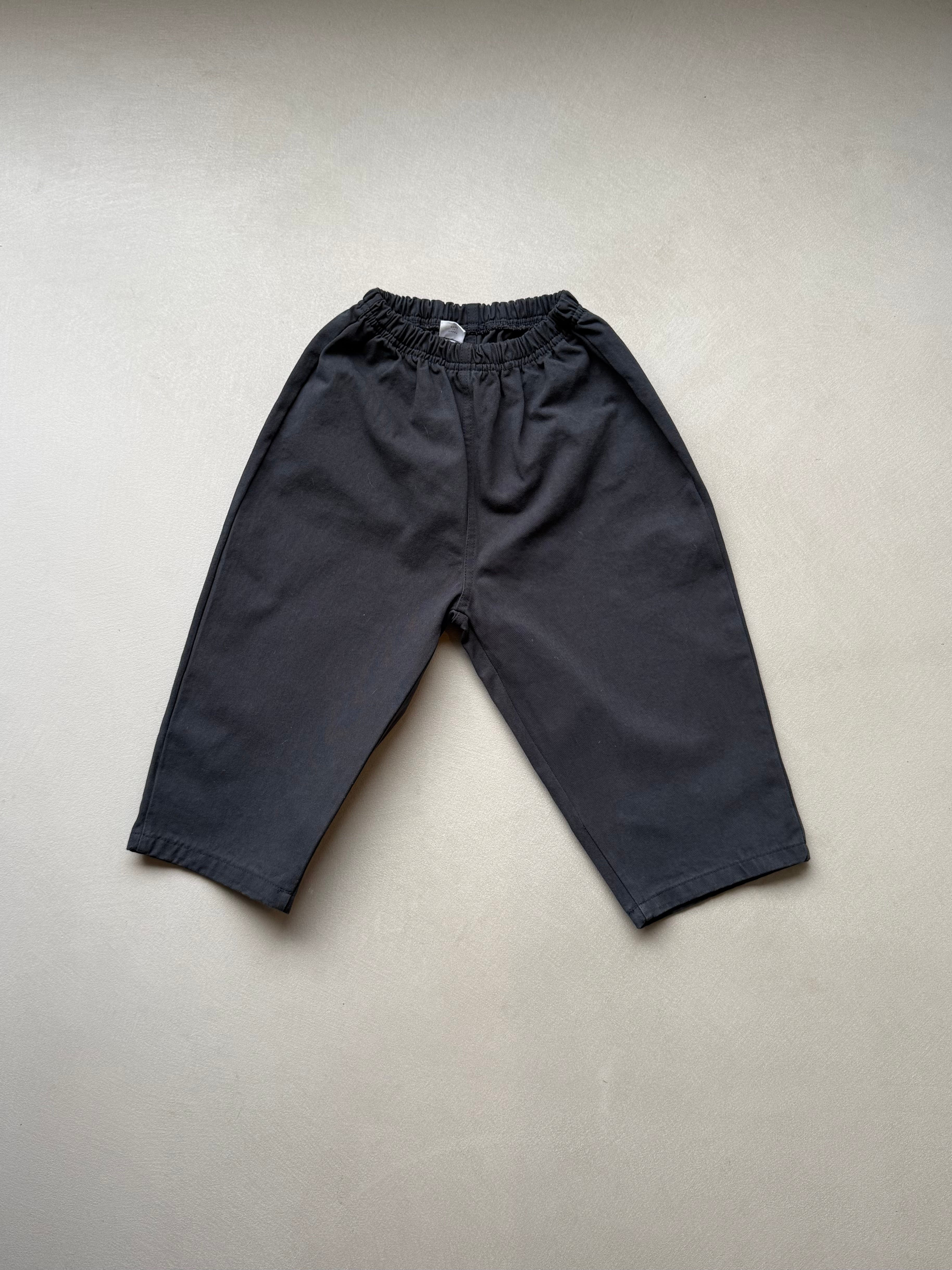 Cotton pants charcoal