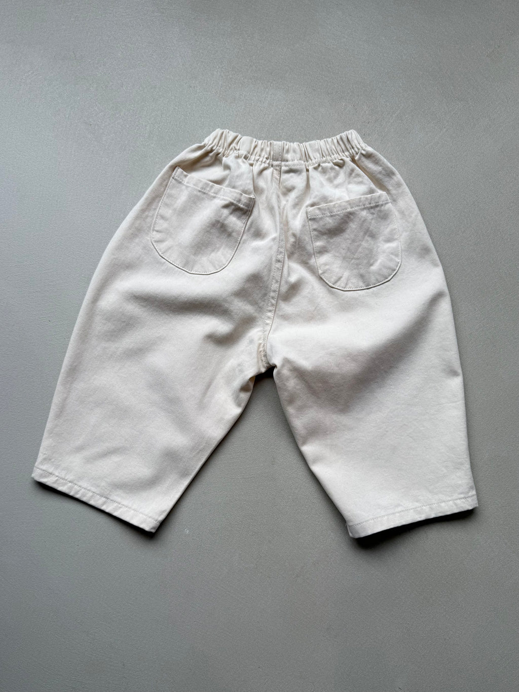 Cotton pants beige