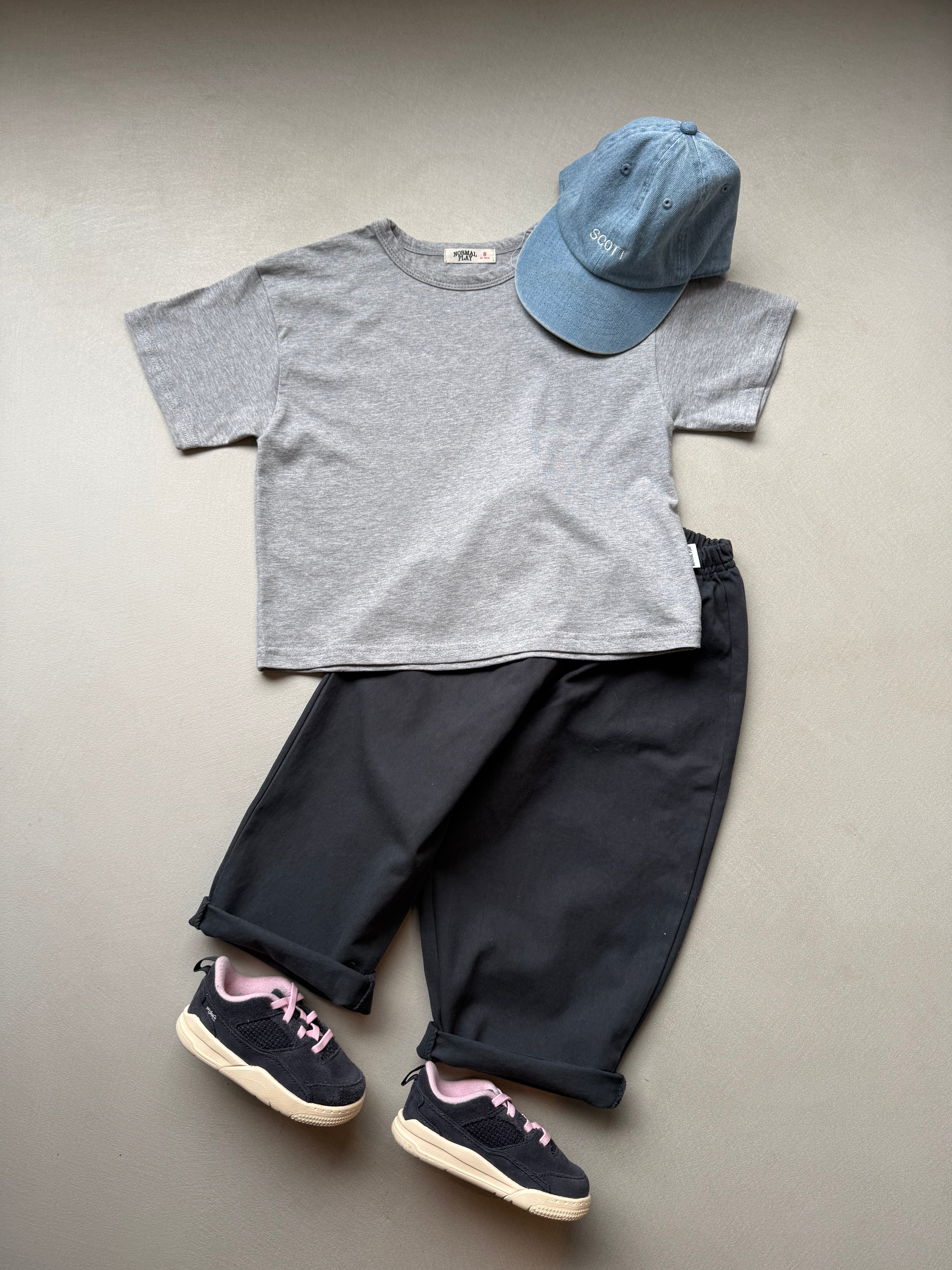 Cotton pants charcoal