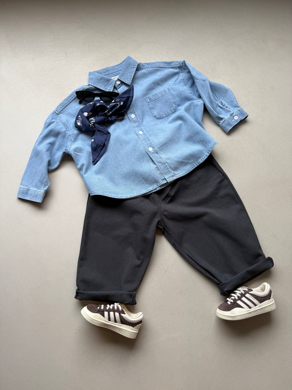 Cotton pants charcoal