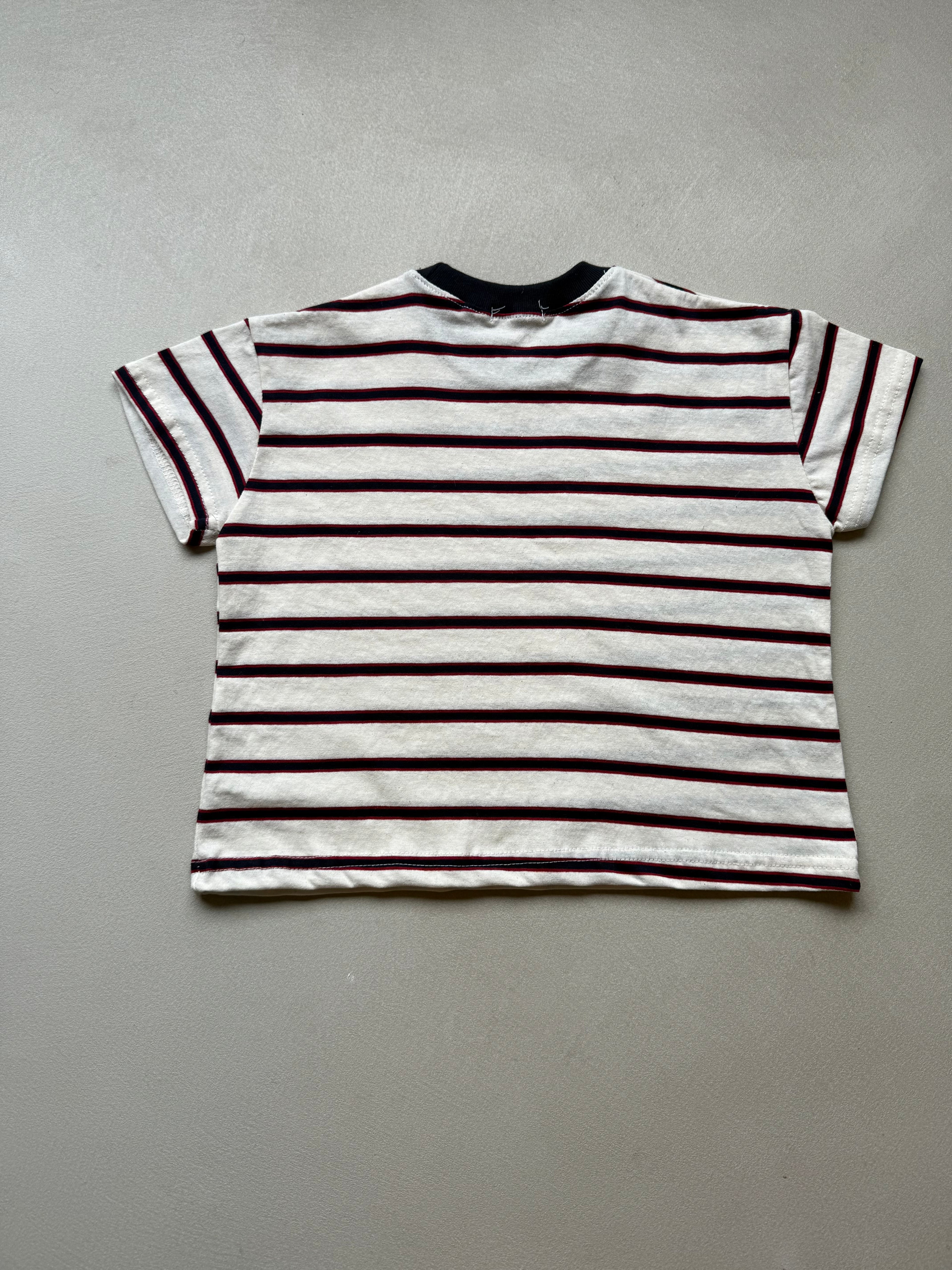 Stripe short tee