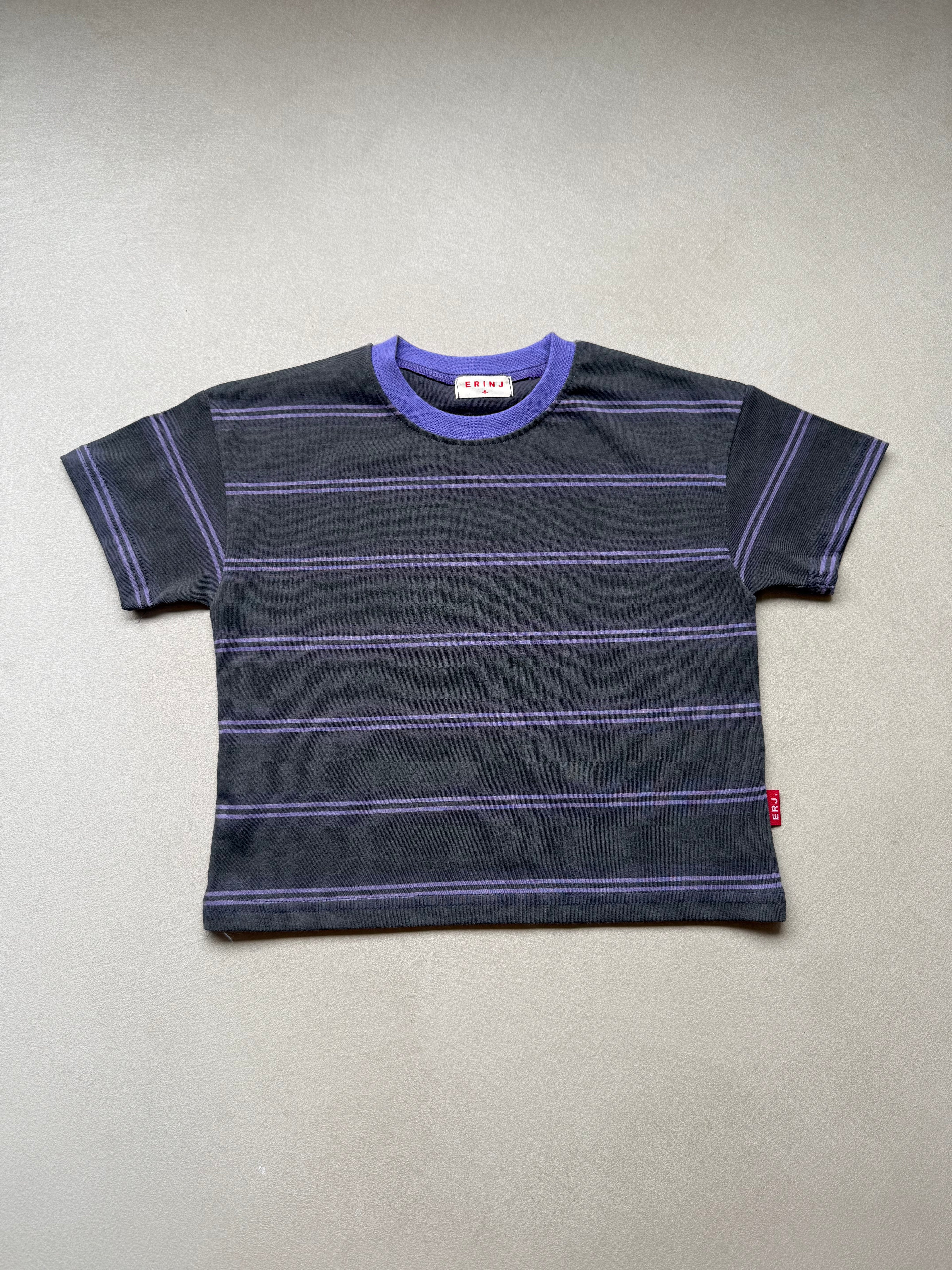 Grey purple tee