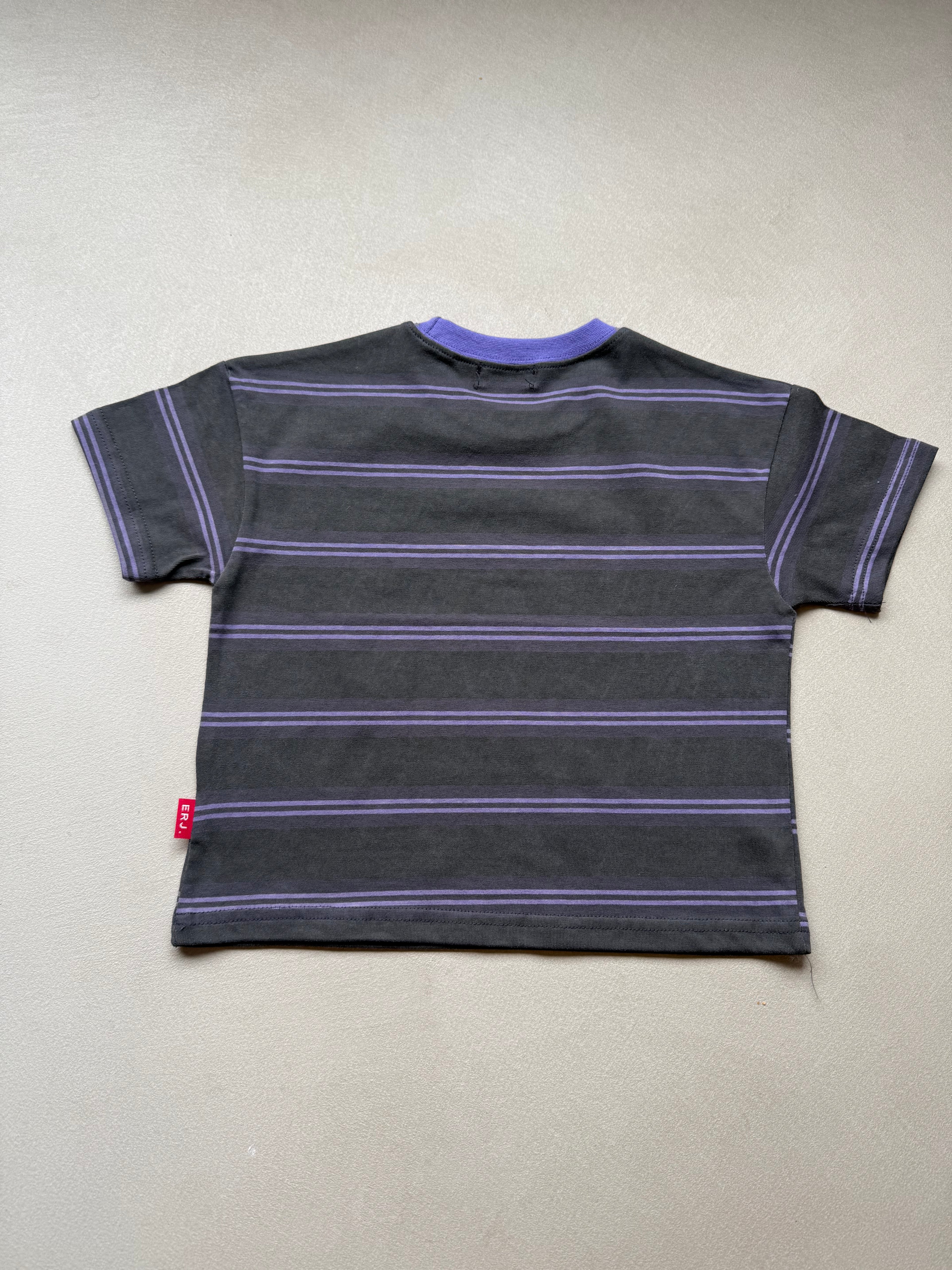 Grey purple tee