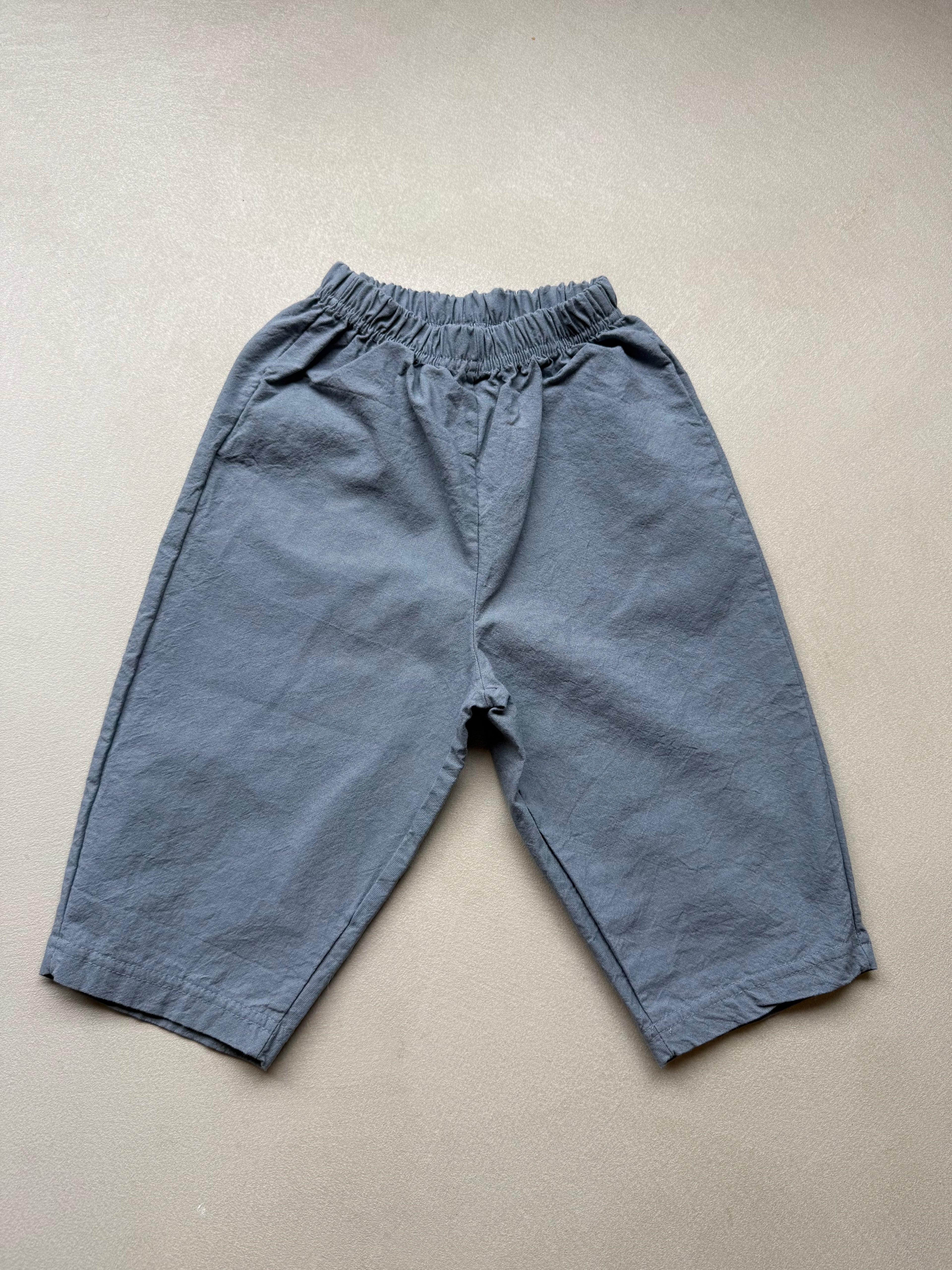 Cotton pants light blue
