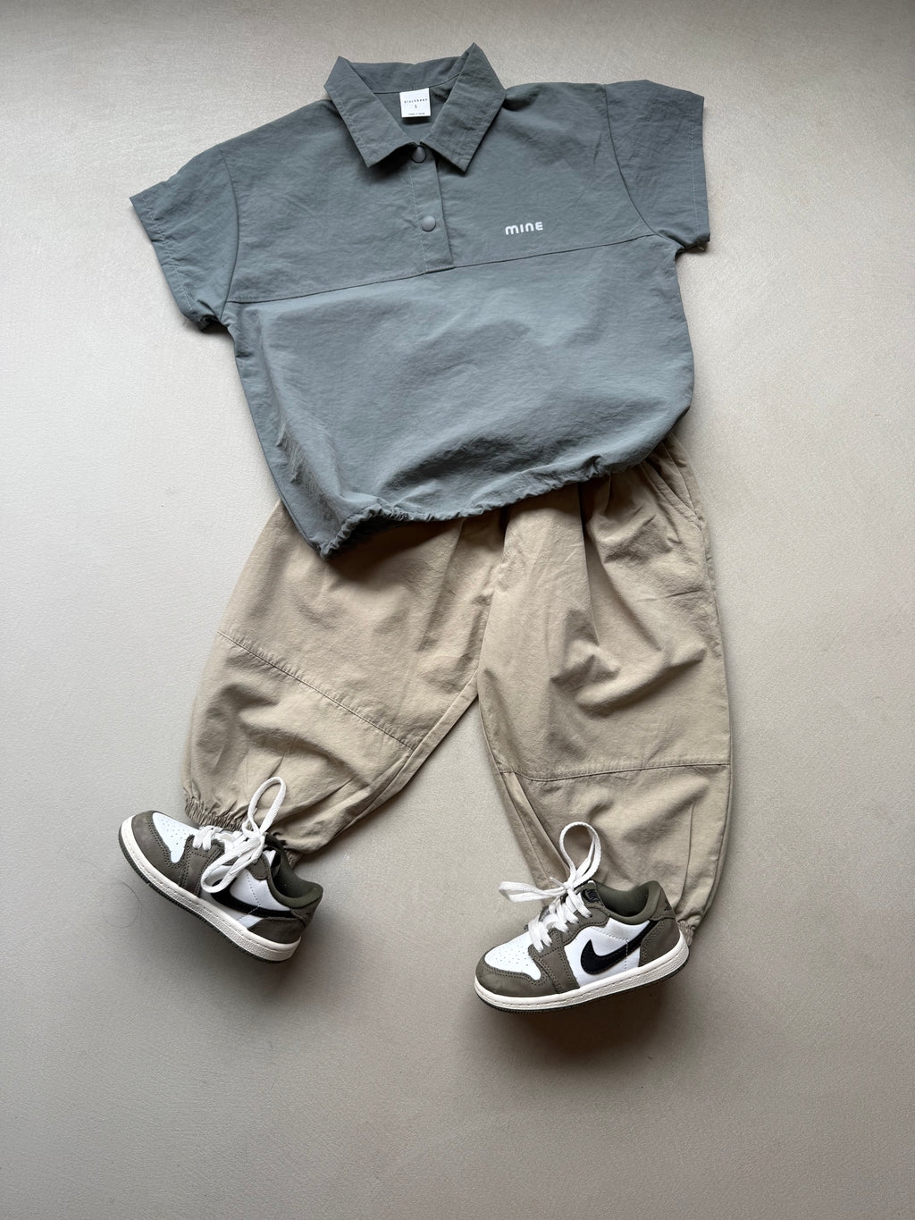 Parachute pants beige