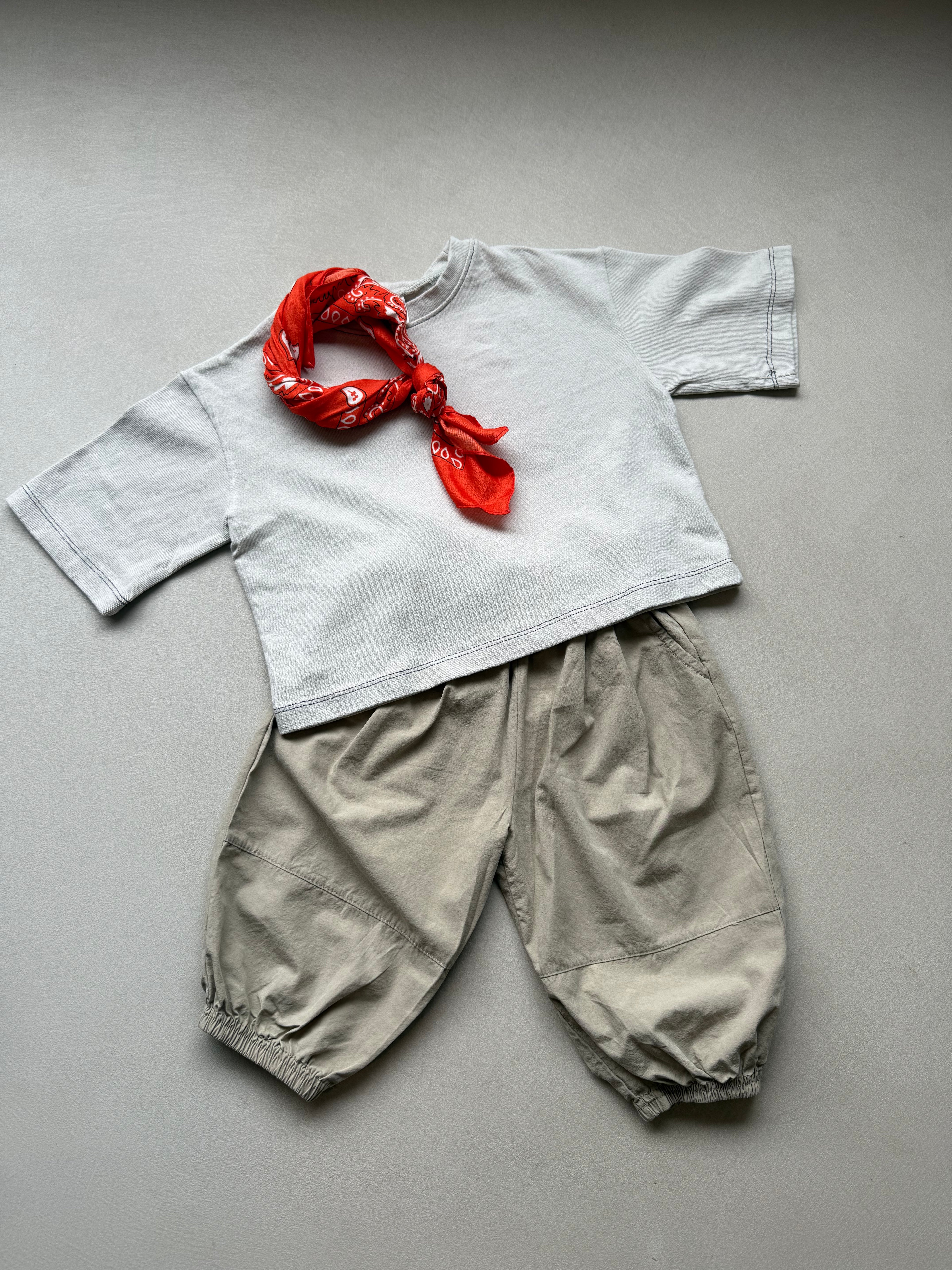 Parachute pants beige
