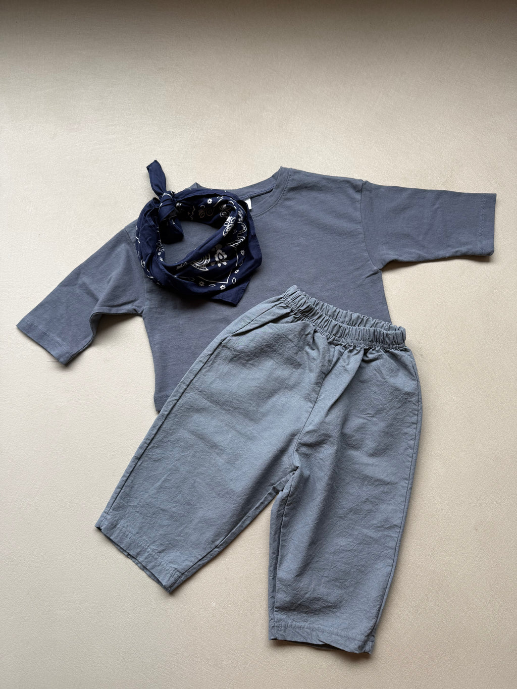 Cotton pants light blue