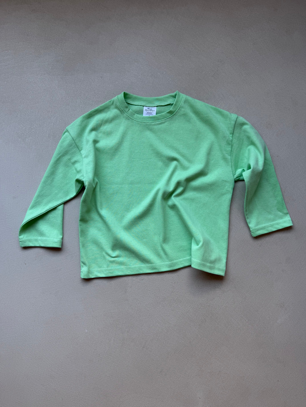 Colour tee long green