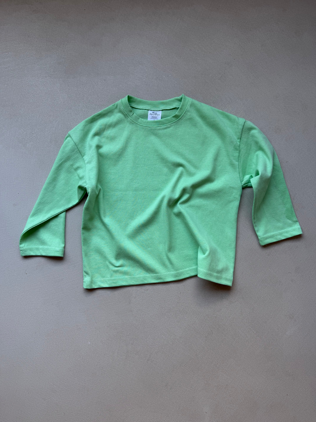 Colour tee long green