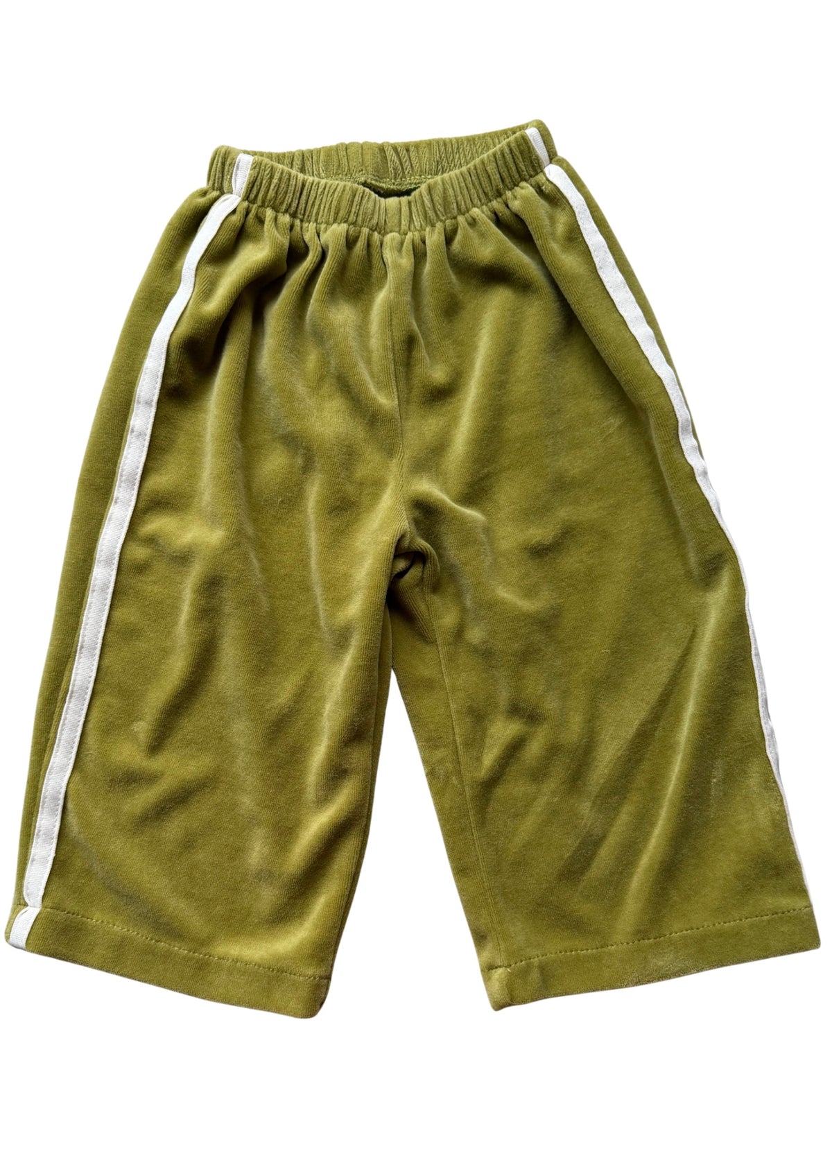Velvet stripe pants