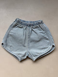 Denim short light blue