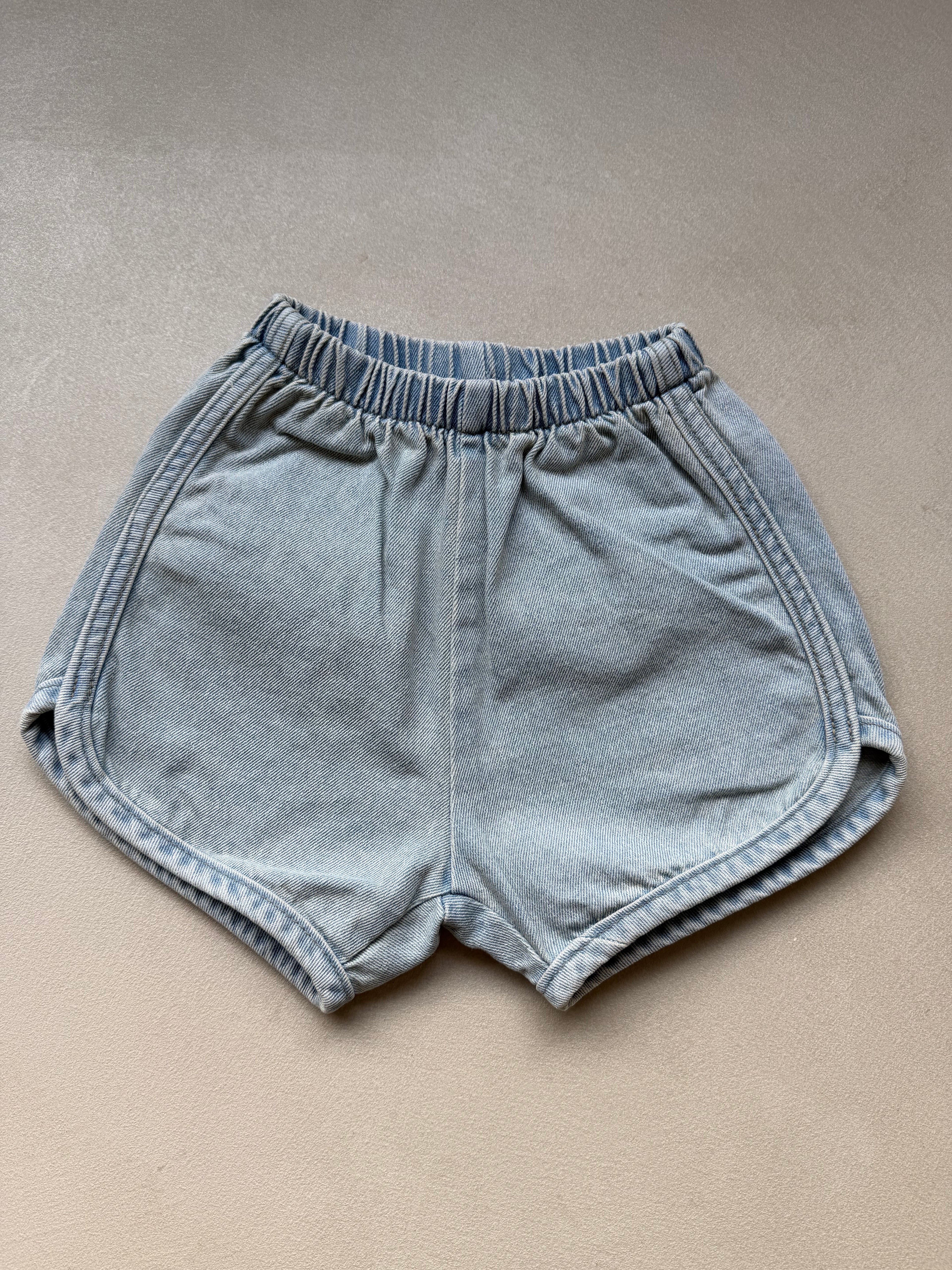 Denim short light blue