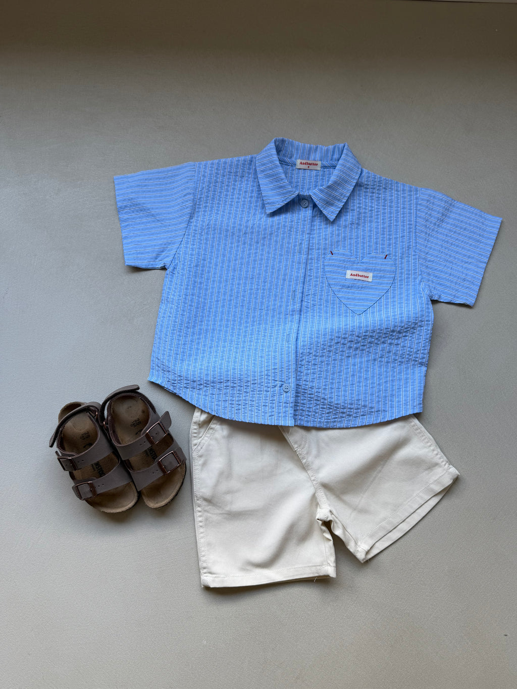 Cotton short beige