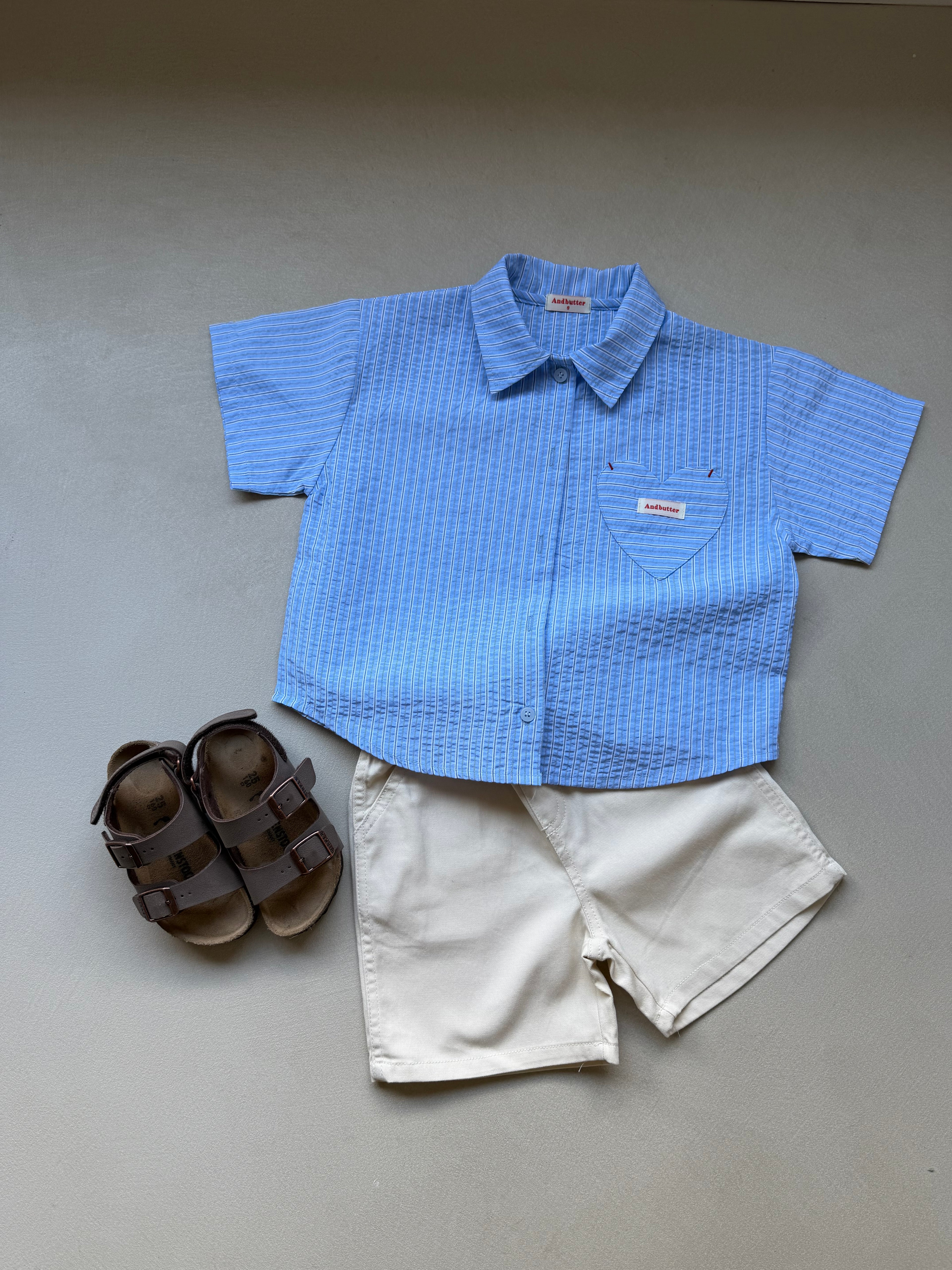 Cotton short beige