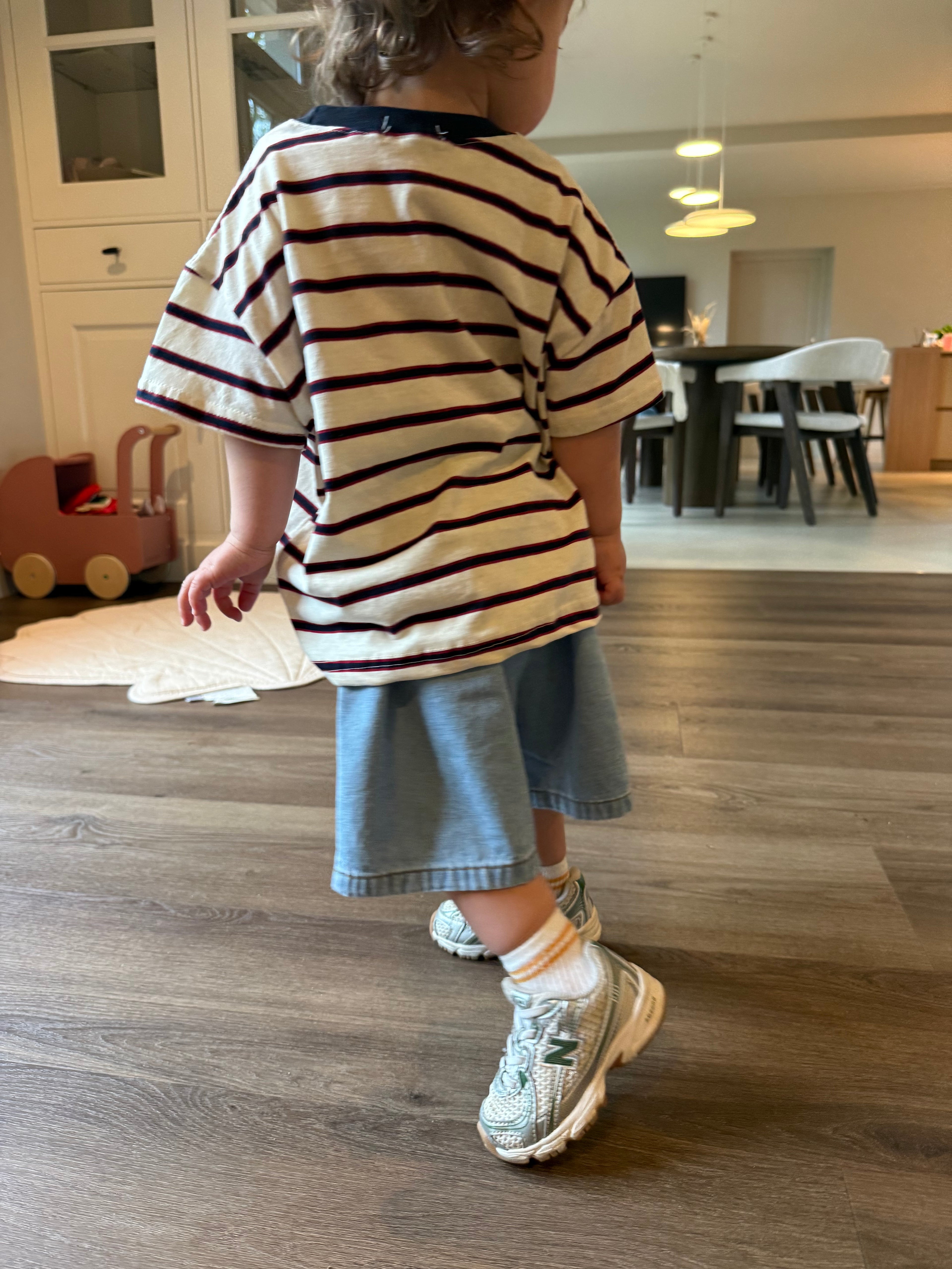 Stripe short tee