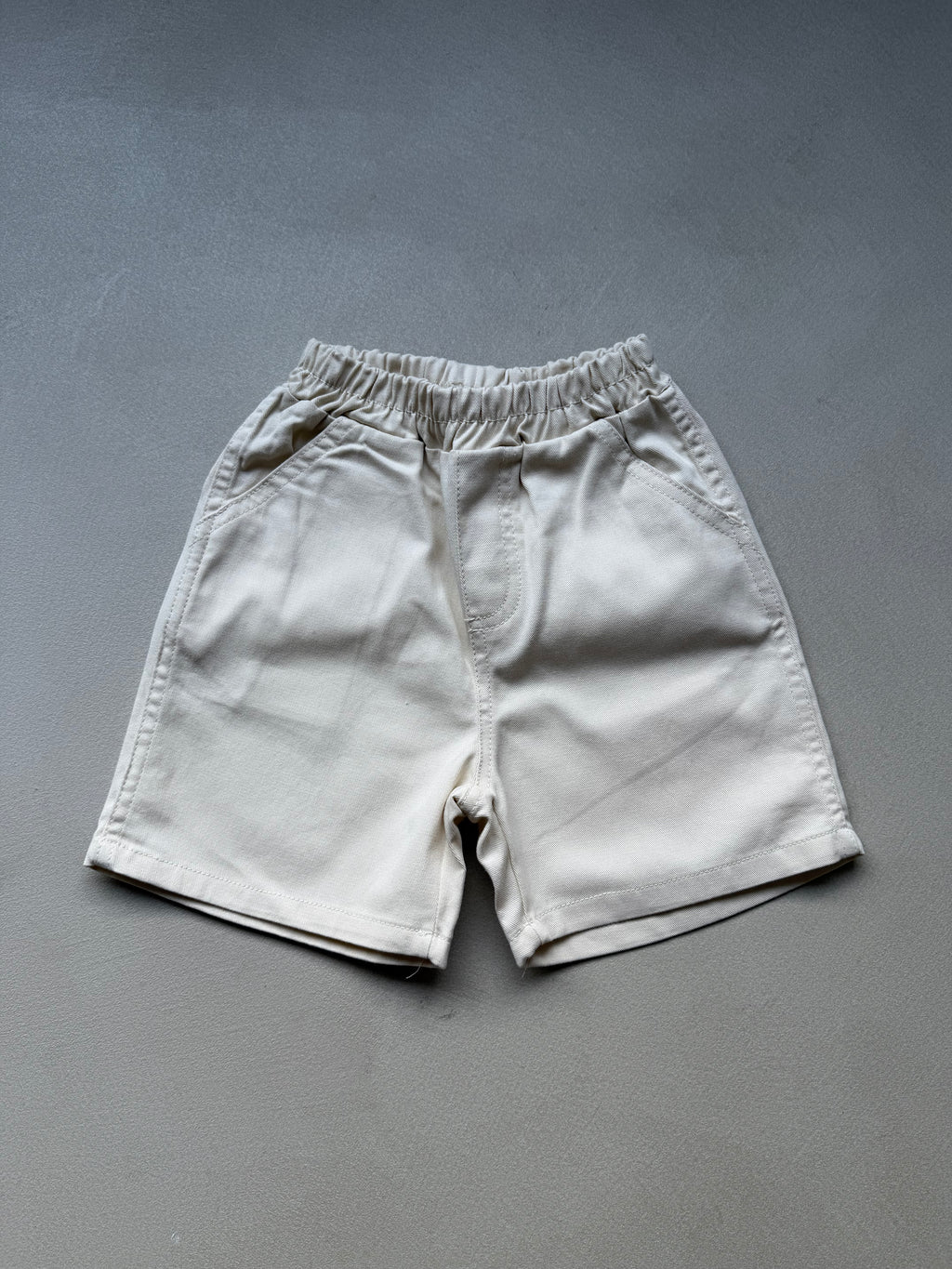 Cotton short beige