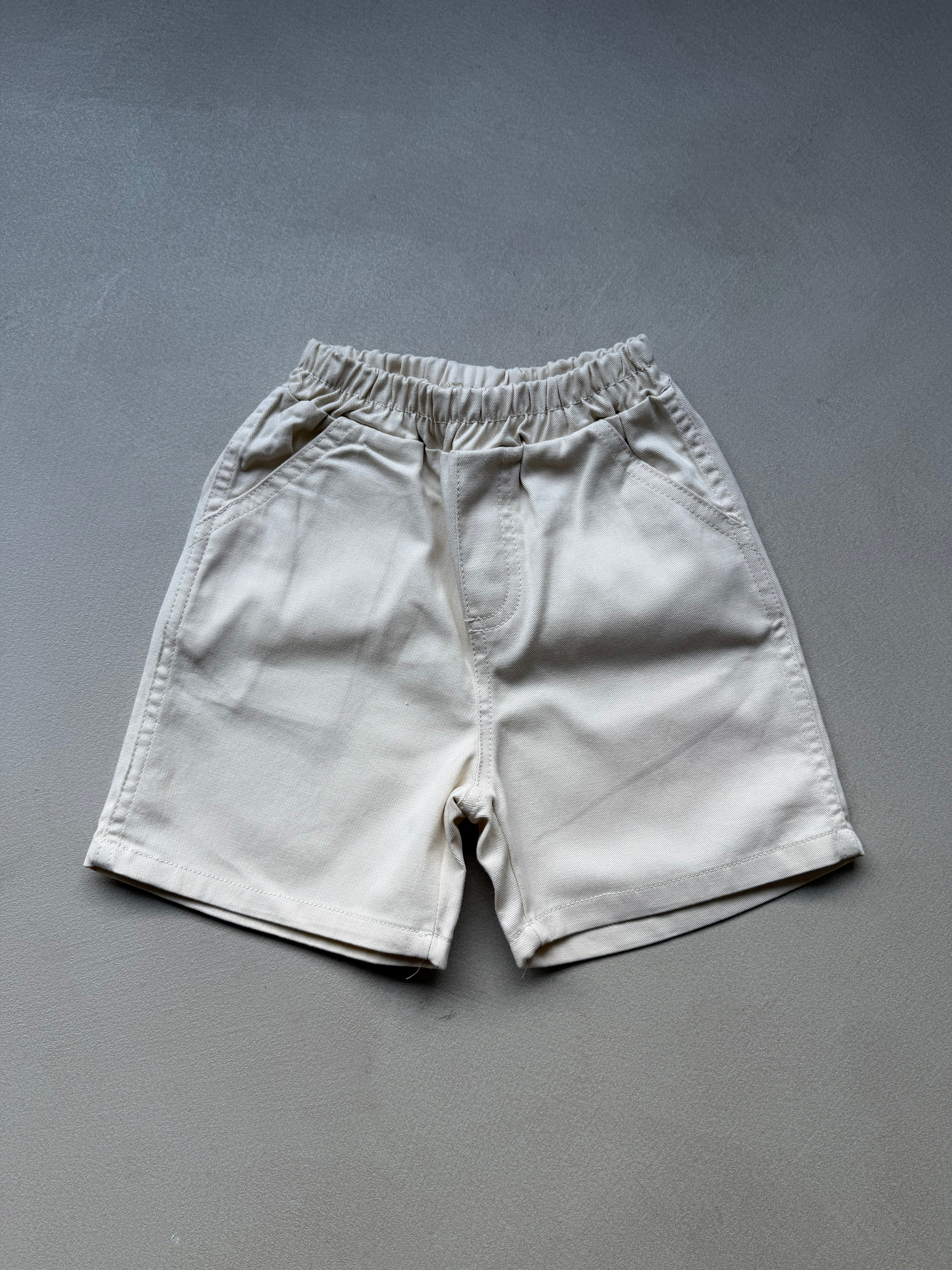 Cotton short beige