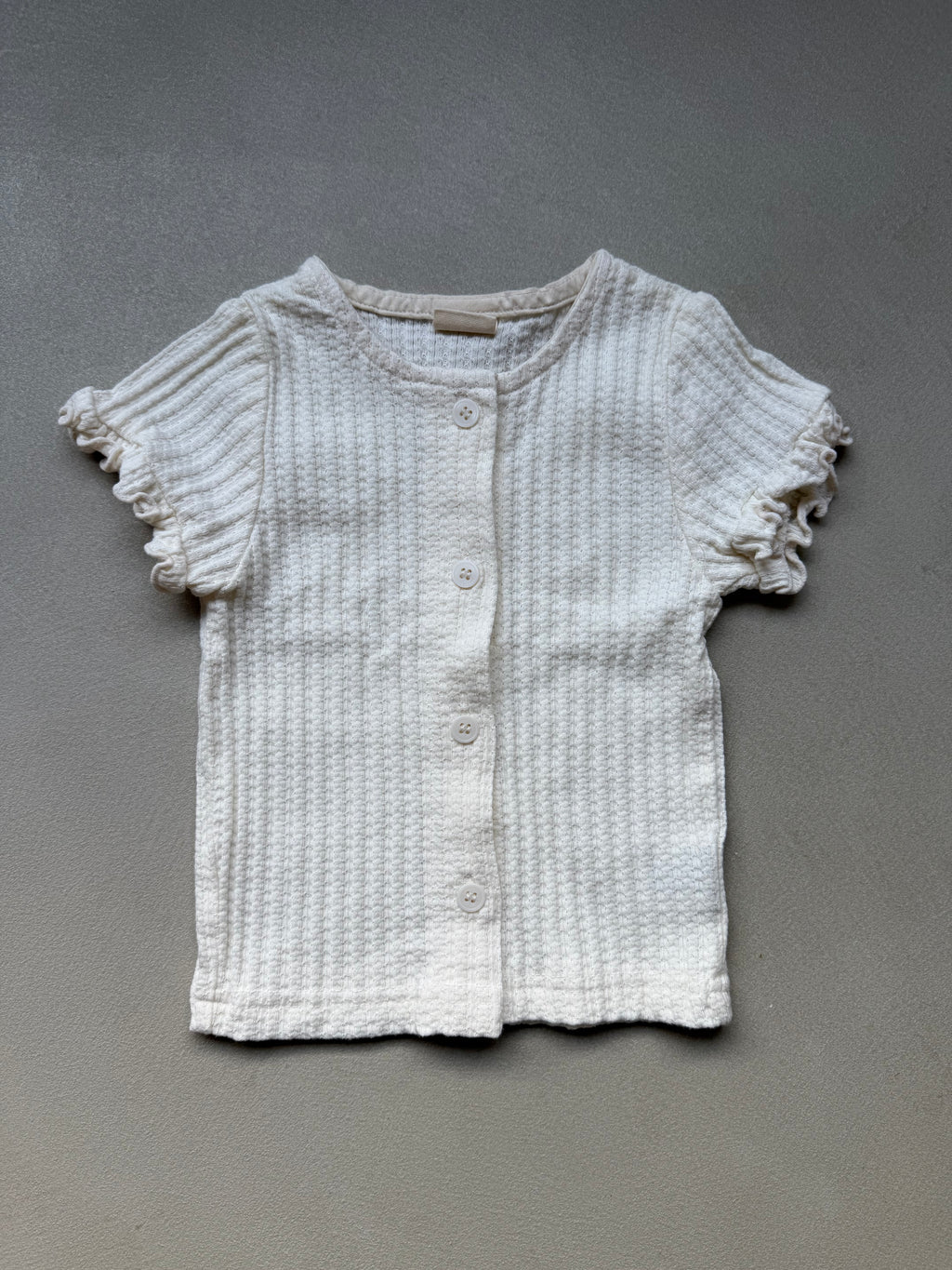 White frill tee