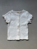 White frill tee