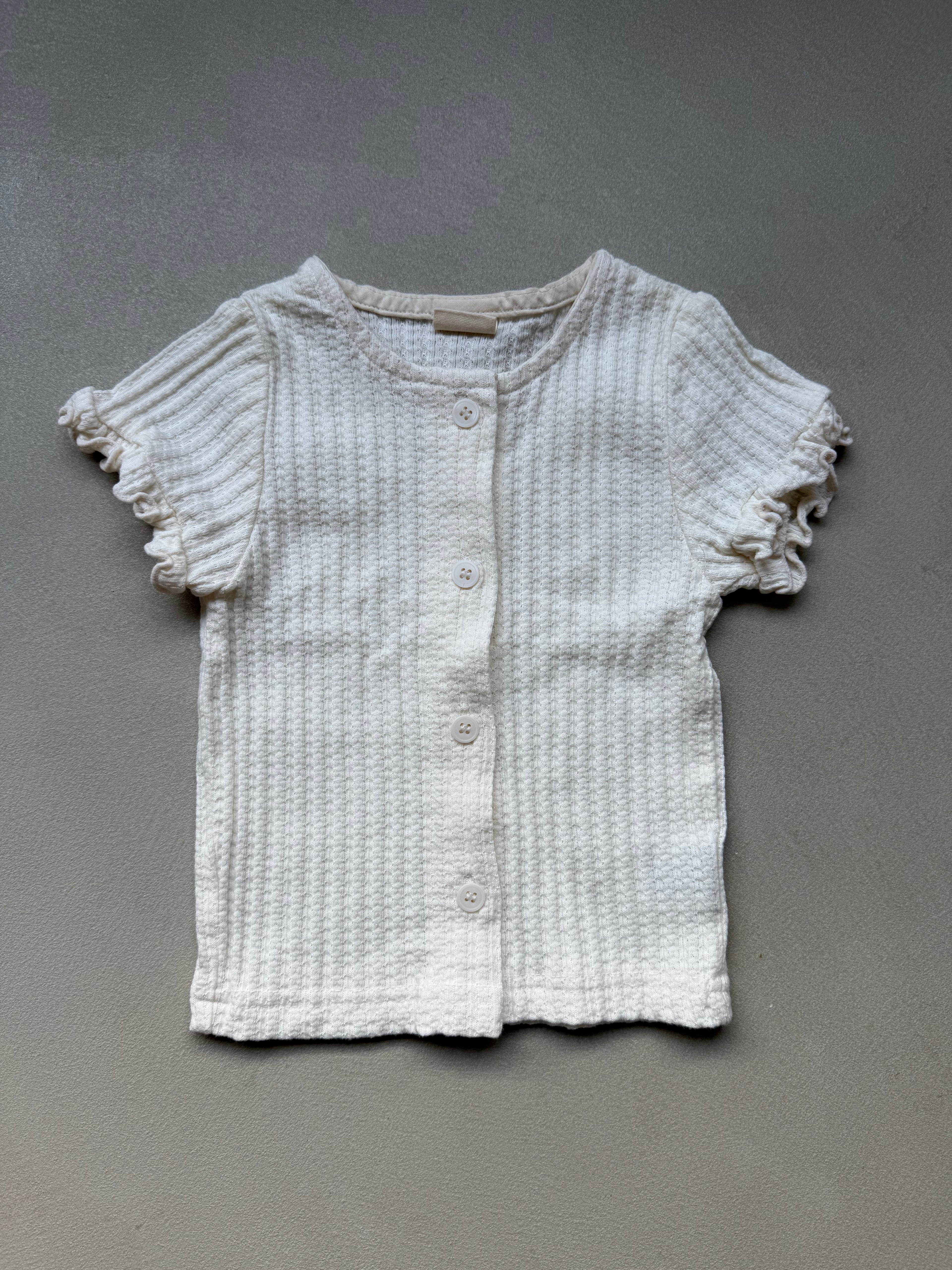 White frill tee