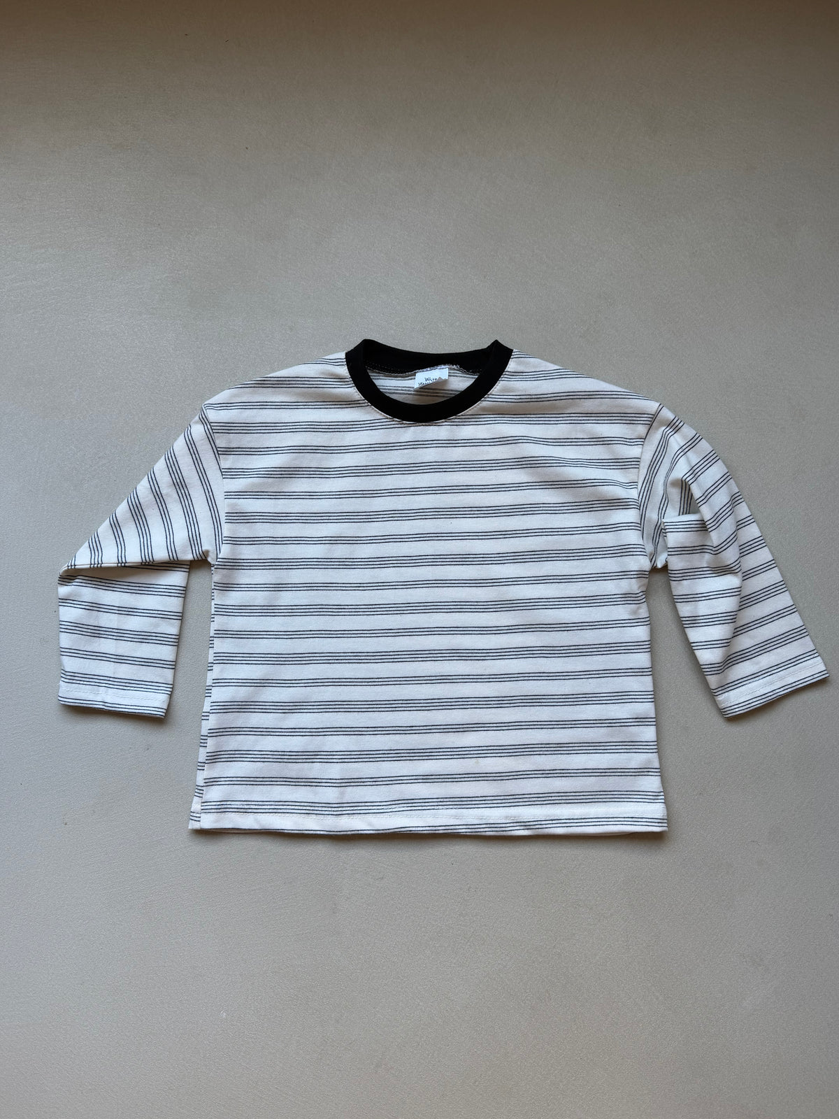 White stripe tee
