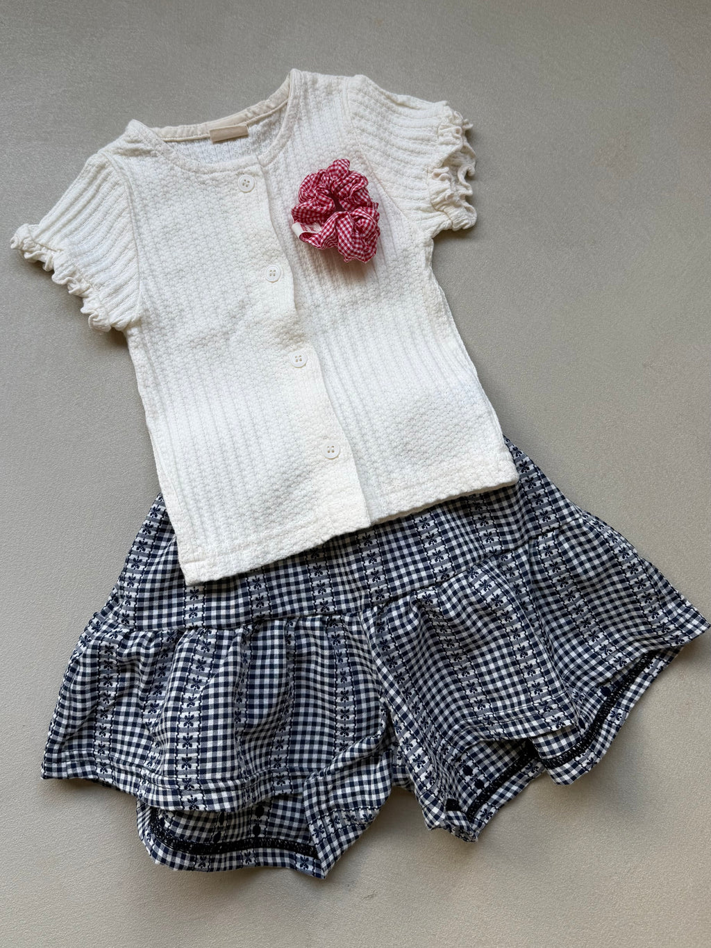 White frill tee