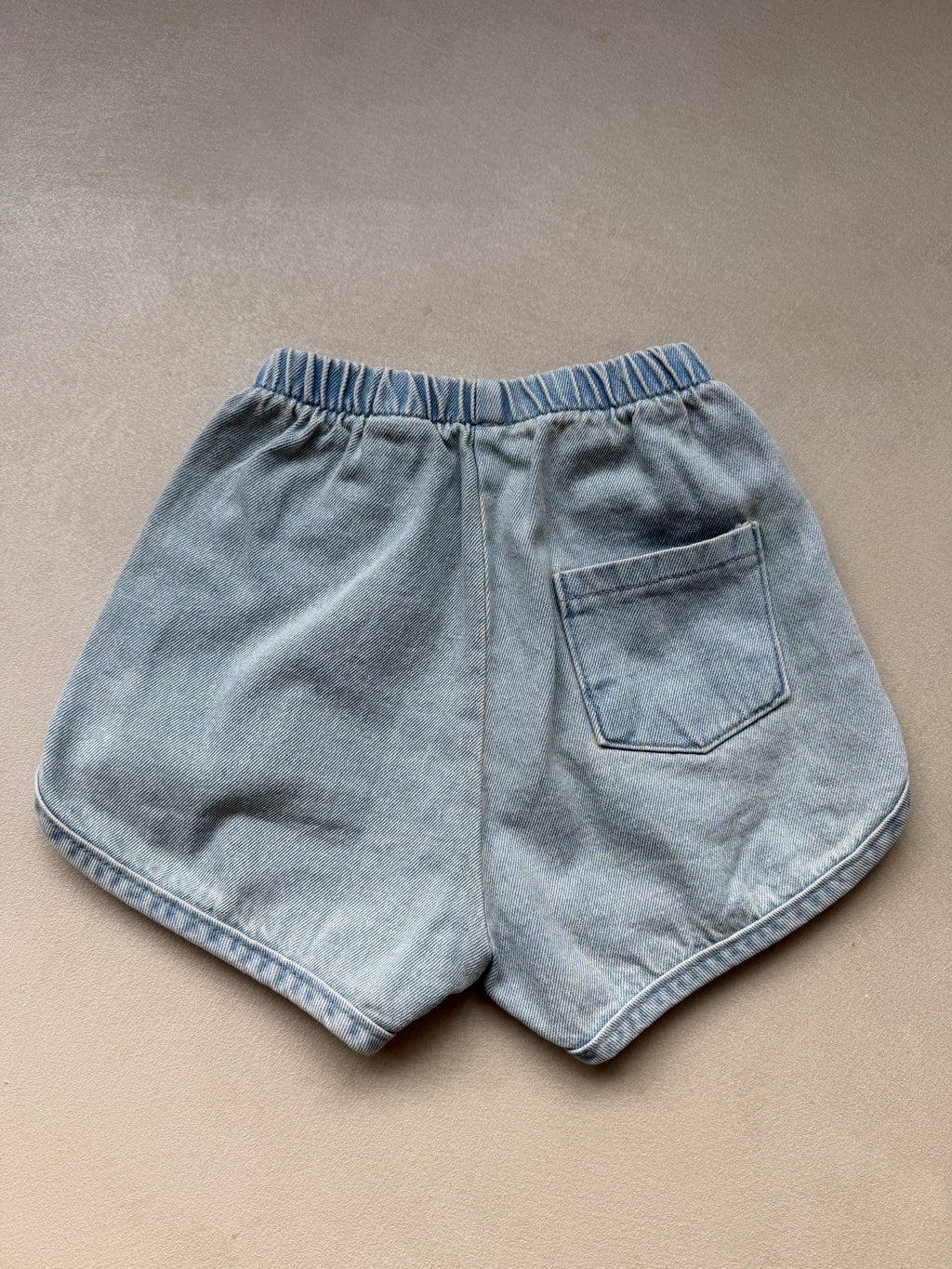 Denim short light blue