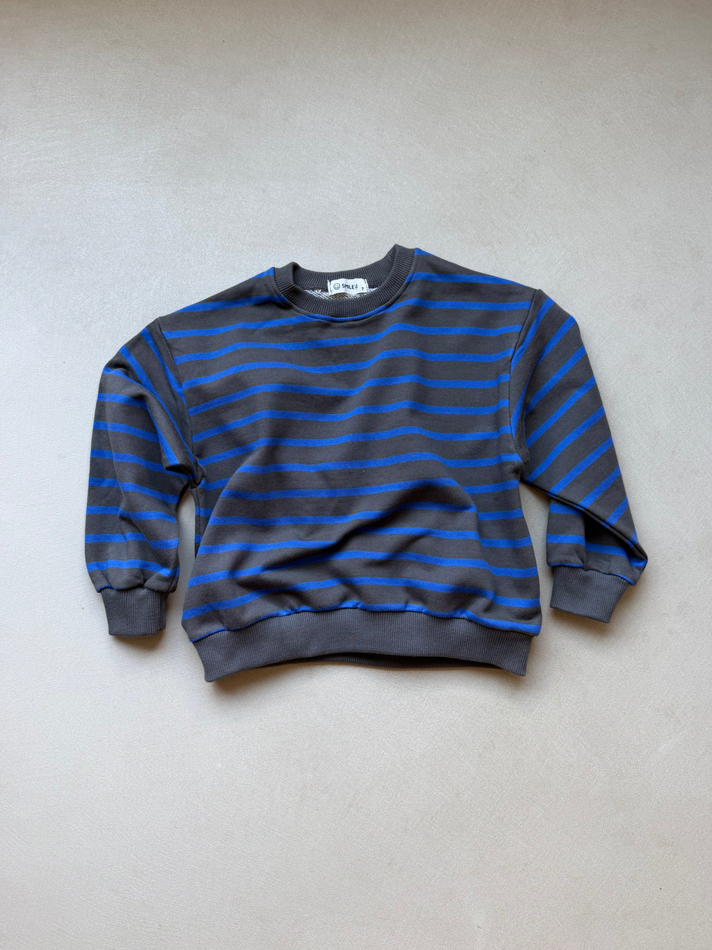 Stripe sweater charcoal