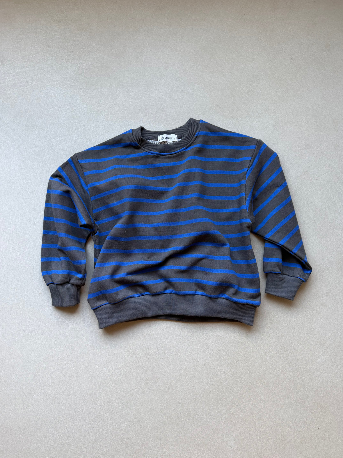Stripe sweater charcoal